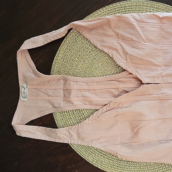 NWOT Free People FP Intimately Pale Pinky-Peach Racerback Bodysuit Size Small - Picture 5 of 10